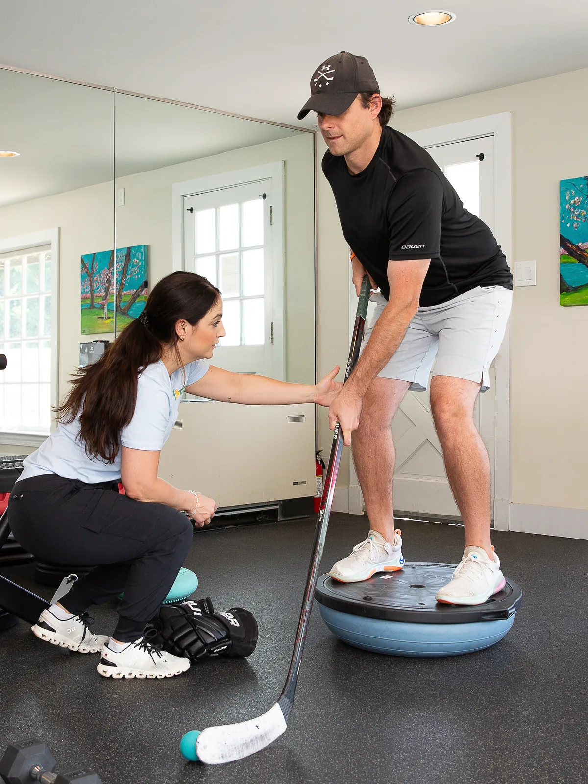 Balance assessment at Great Falls Physical Therapy